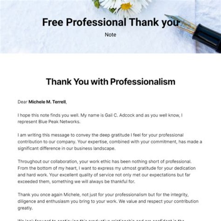 How do you send a professional thank you email for a gift?