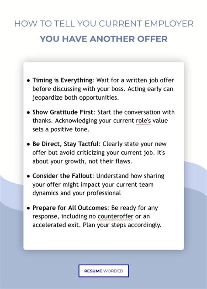 How do you tell your employer you are leaving immediately?