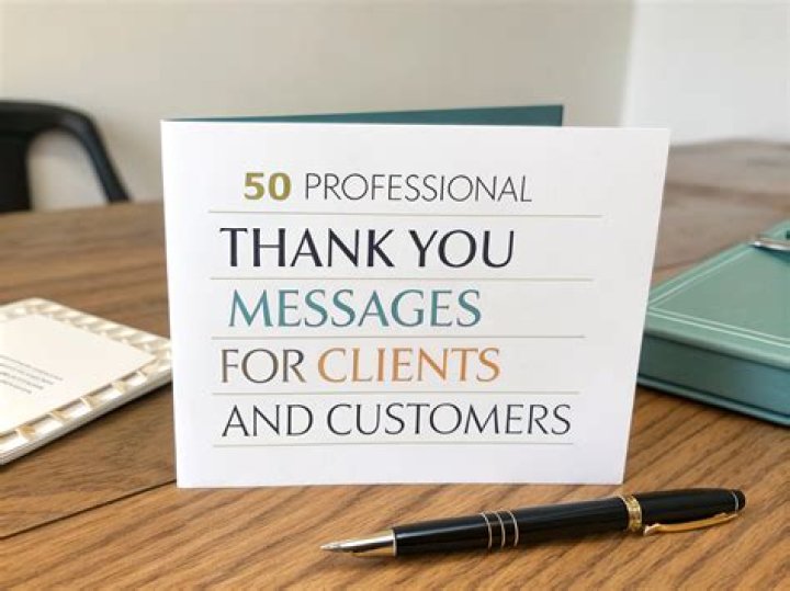 How do you thank clients for their time?