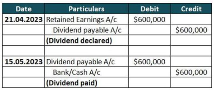 How do you treat dividends paid?