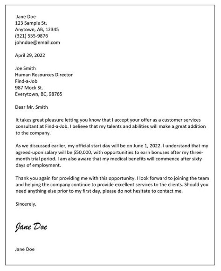 How do you write an amended letter?