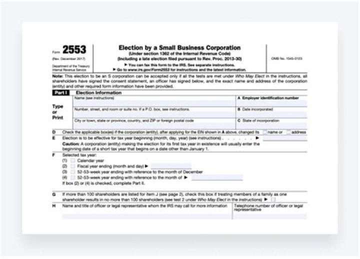 How does a corporation elects S corporation status?