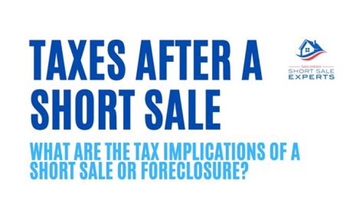 How does a short sale affect your taxes?