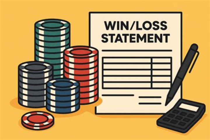 How does a win loss statement from a casino work?