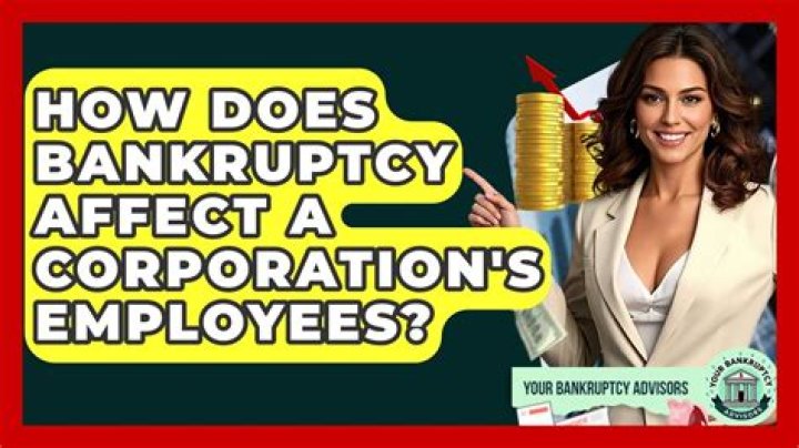 How does bankruptcy affect a corporation?