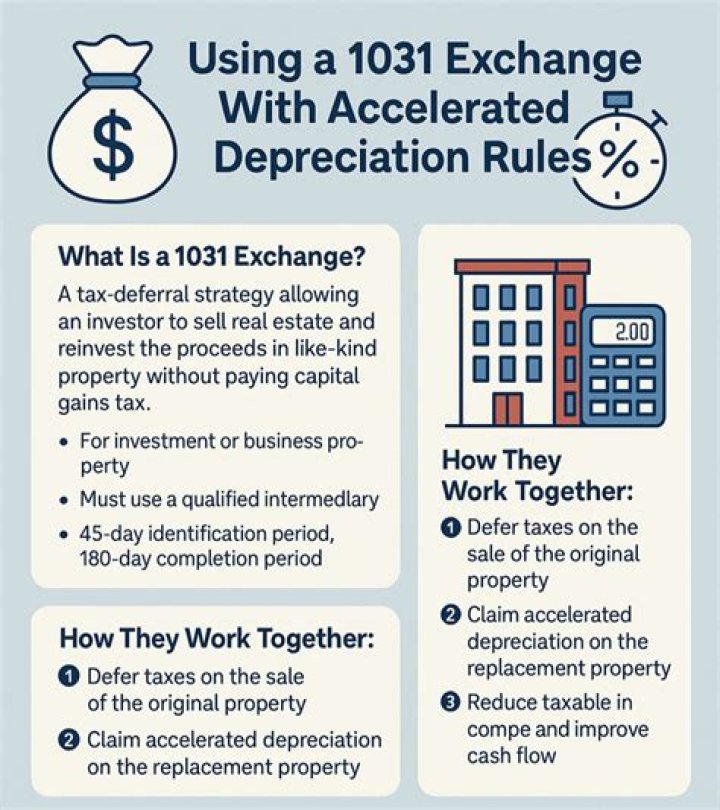 How does depreciation work with a 1031 exchange?