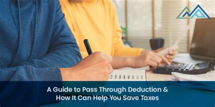 How does the 20 pass-through tax deduction work?