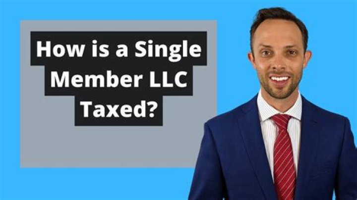 How is a single member LLC taxed by the IRS?
