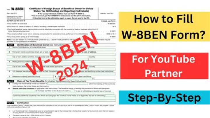 How long does a w8ben form take to process?