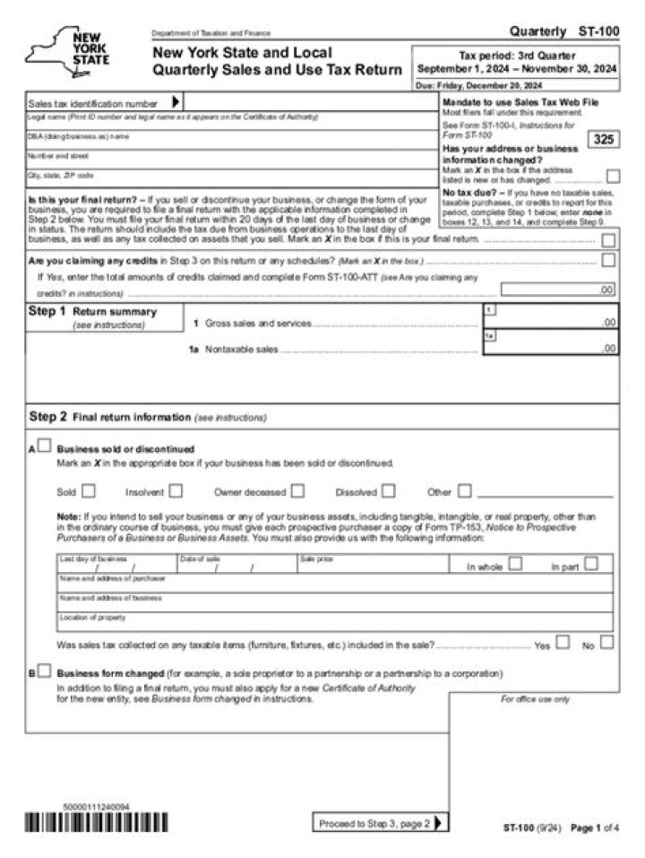 How long does it take to get a NYS sales tax Certificate?