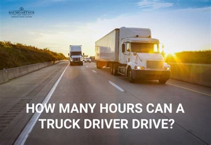 How many hours can a semi truck driver drive in a day?