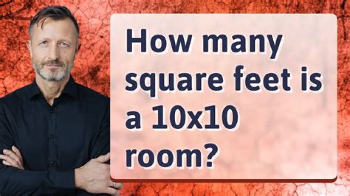 How many square feet is a 8×9 room?