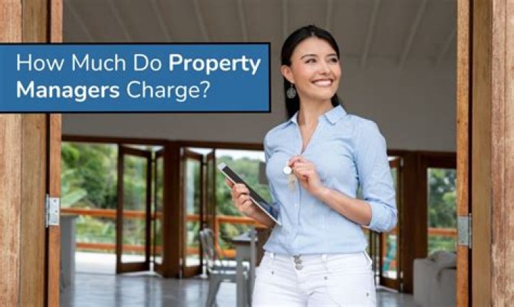 How much do property managers charge in Maryland?