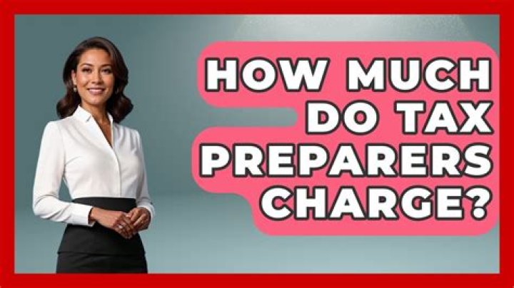 How much do tax experts charge?