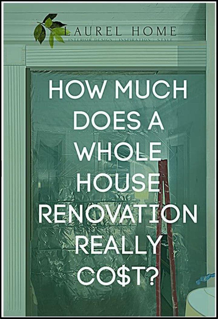 How much does a major renovation cost?