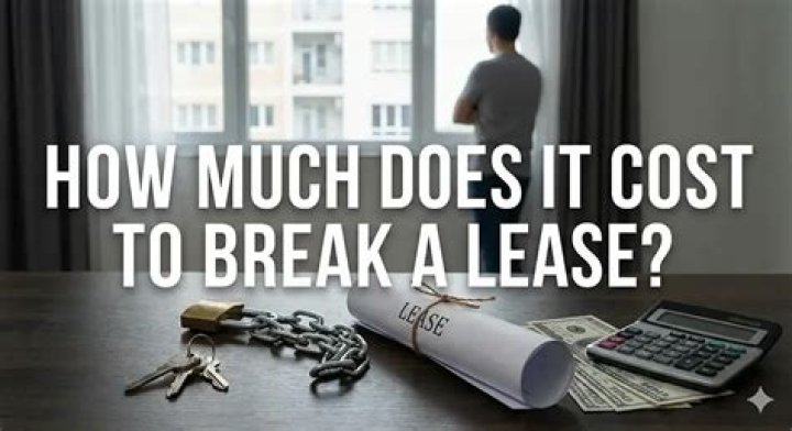 How much does it cost to break a lease before moving in?