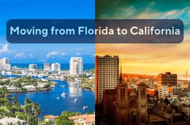 How much does it cost to move from Florida to California?
