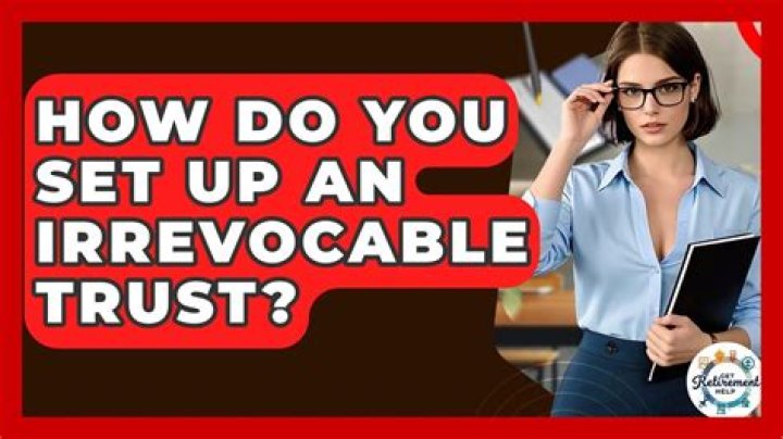 How much does it cost to set up a irrevocable trust?