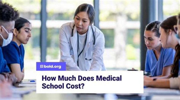 How much does the first year of medical school cost?