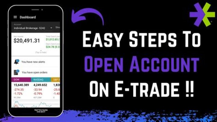 How much money do you need for an eTrade account?