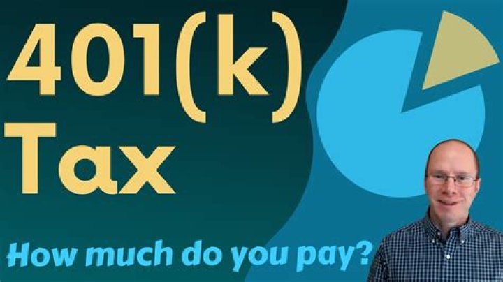 How much taxes do you pay when pulling out 401k?