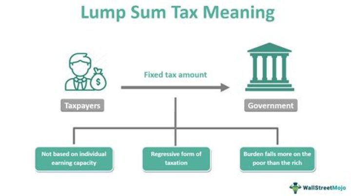 How much will I get taxed on a lump sum?