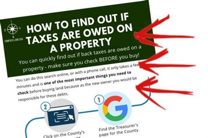 How to find back taxes owed on a property?