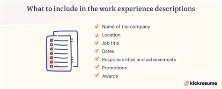 How would you describe your work experience?
