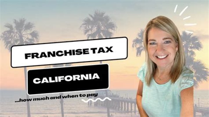 Is California franchise tax based on income?