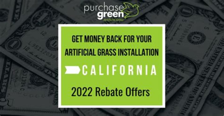 Is California turf rebate taxable?