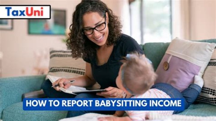 Is income from babysitting taxable?