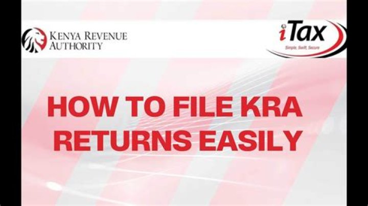 Is it a must to file KRA returns?