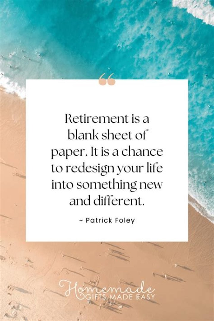 Is it necessary to tell people retiring?