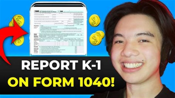 Is K-1 income investment income?