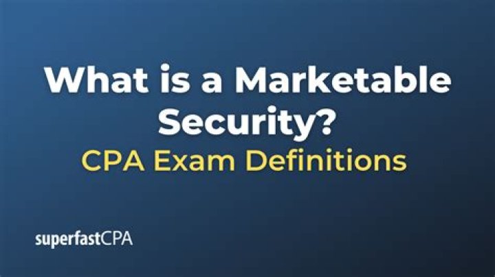 Is marketable security a debit or credit?