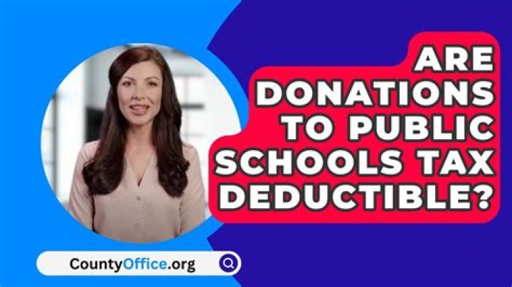 Is money spent on school tax deductible?