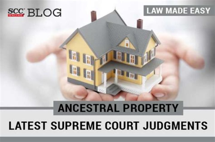 Is property inherited from father ancestral property?