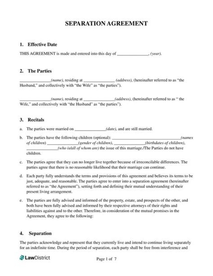 Is property purchased after separation?