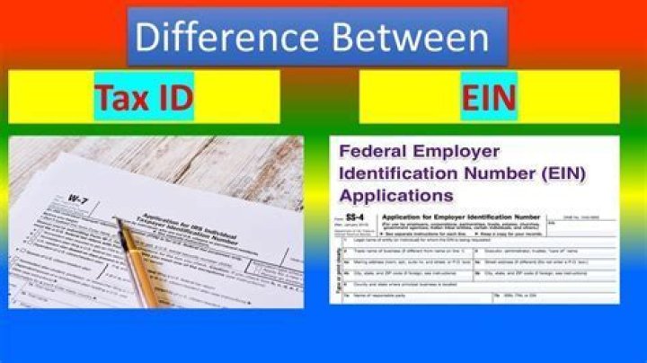 Is tax Account number same as tax ID?
