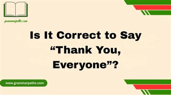 Is thank correct?