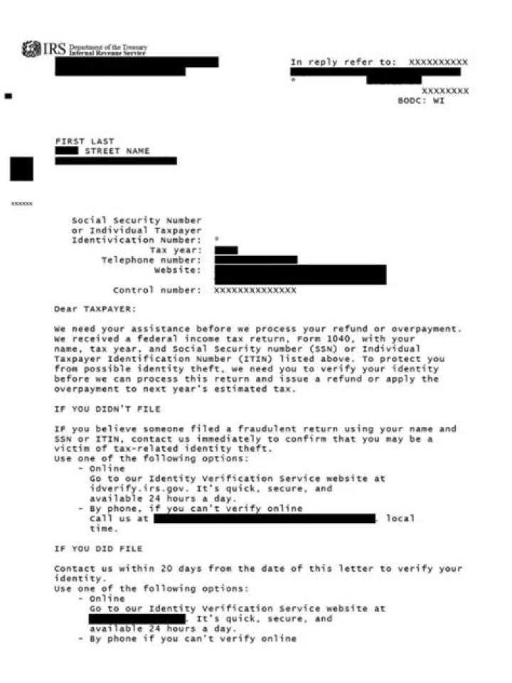 Is the IRS sending out certified letters?