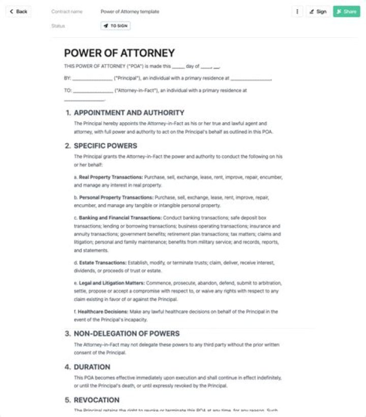 Should I make my spouse my power of attorney?