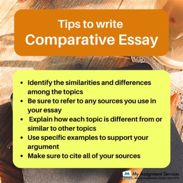 The right way to Write a Comparative Essay?