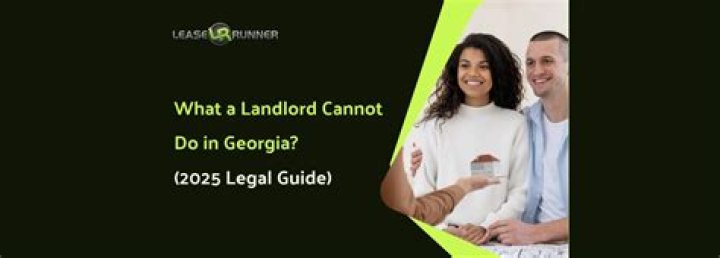 What a landlord Cannot do in GA?