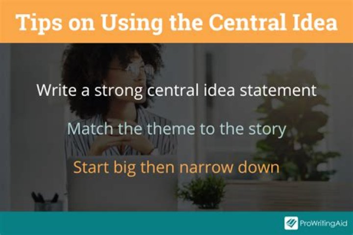 What are big ideas in a story?
