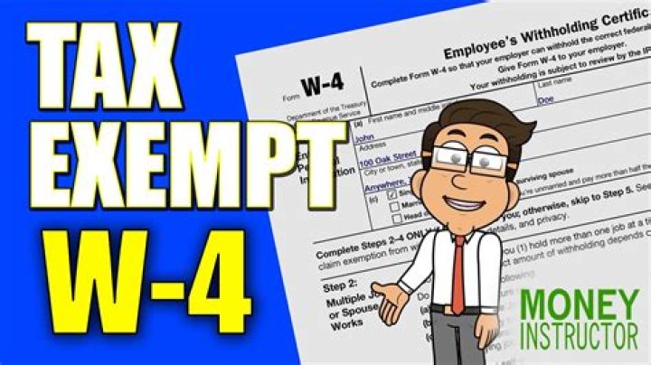 What are exemptions when it comes to taxes?