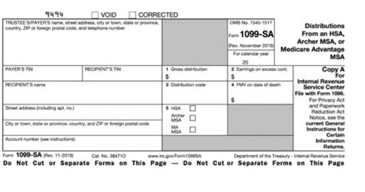 What are gross distributions 1099-SA?