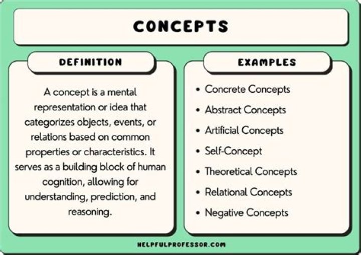 What are terms and concepts?
