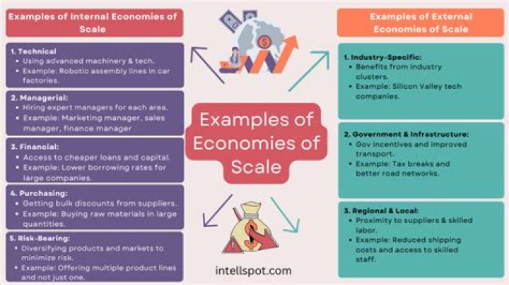 What are the different economies of scale?