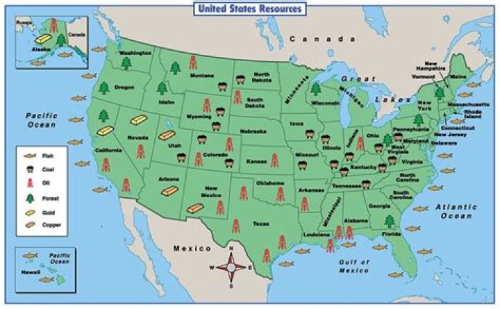 What are the main resources in Oregon?